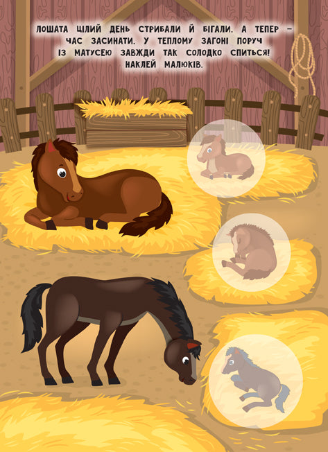 Moms and Babies. Farm