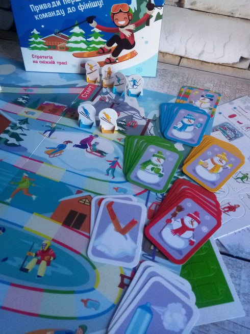 Настільна гра. Лижні перегони