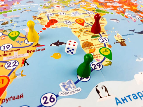Traveling the World. Board Game