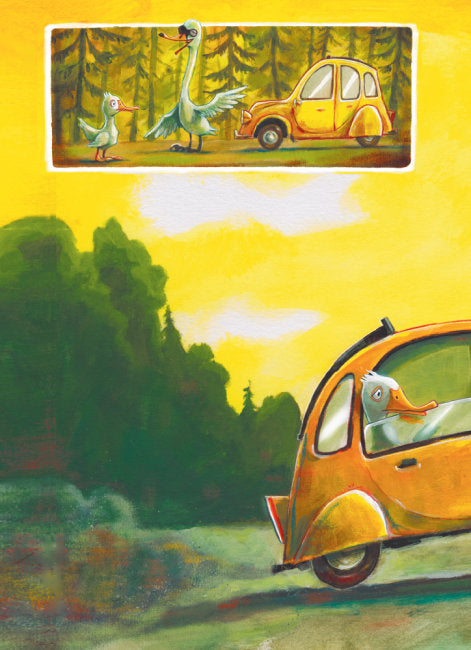 Хлюп-плюсь! Еміль вчиться плавати